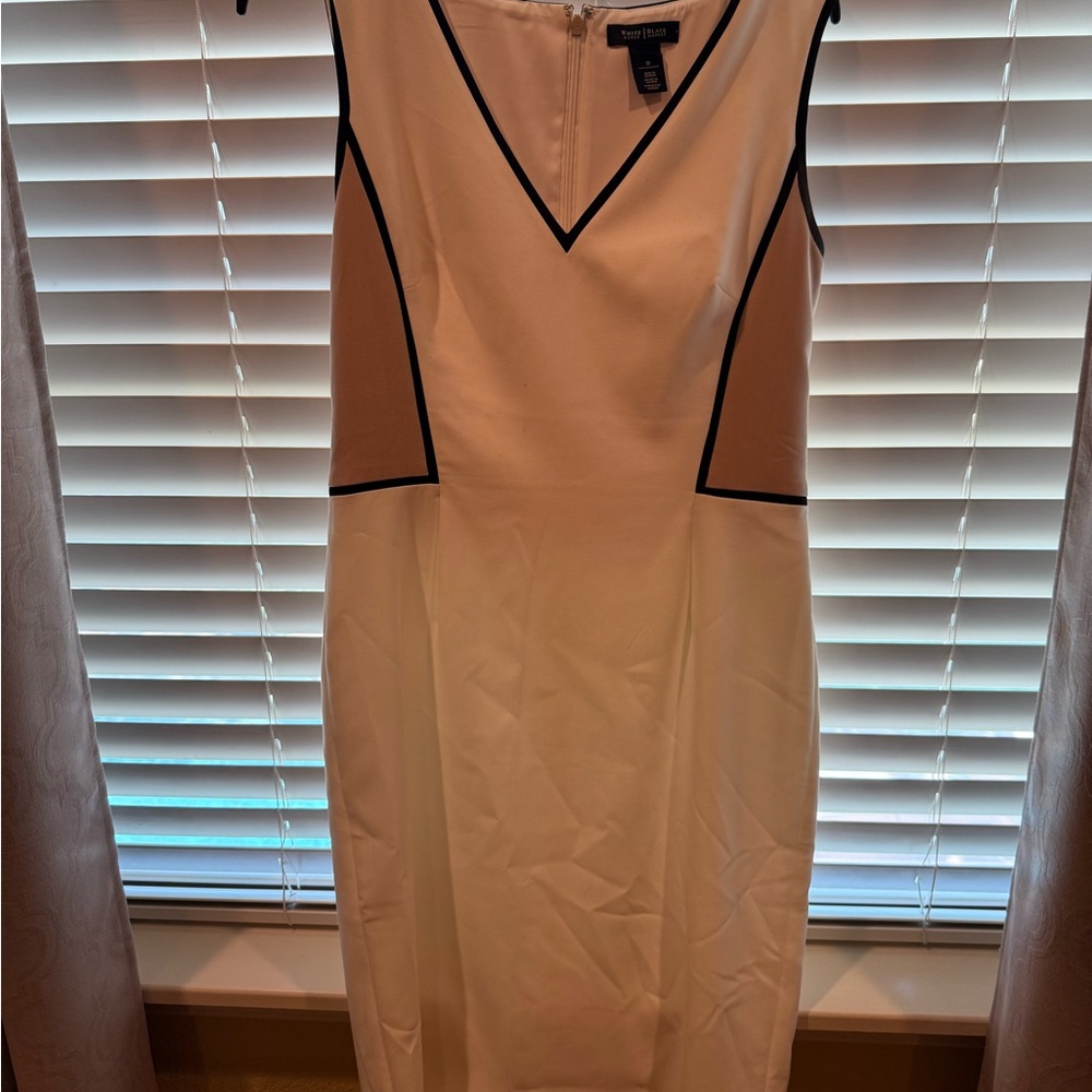 White and Black Women's Dress